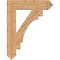 Ekena Millwork Merced Arts & Crafts Smooth Bracket, Western Red Cedar, 5 1/2"W x 28"D x 36"H BKT06X28X36MRC03SWR - alternate 3